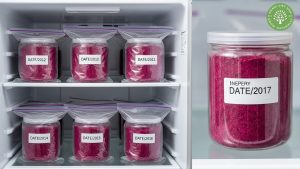 dragon fruit powder shelf life storage