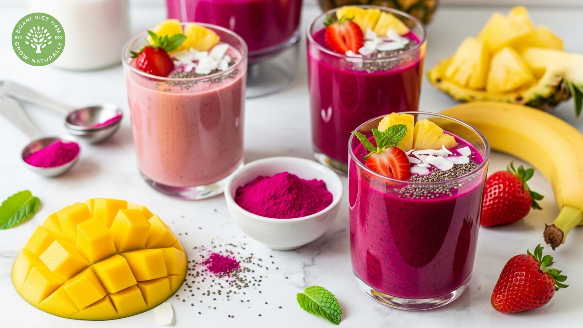 dragon fruit powder smoothie recipes