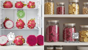 Dried Red Dragon Fruit vs Fresh: Color, Nutrition & When to Use Each 4 dried bred dragon fruit vs fresh