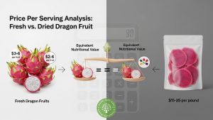 Dried Red Dragon Fruit vs Fresh: Color, Nutrition & When to Use Each 5 dried bred dragon fruit vs fresh