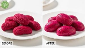 rehydrate dried red dragon fruit
