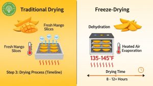 dried mango vs freeze dried