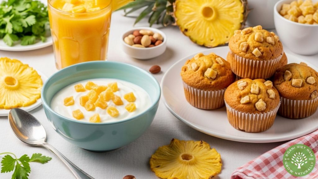 dried pineapple no sugar added