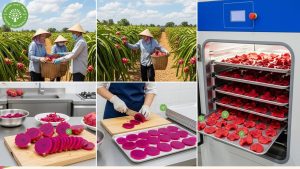 dried red dragon fruit