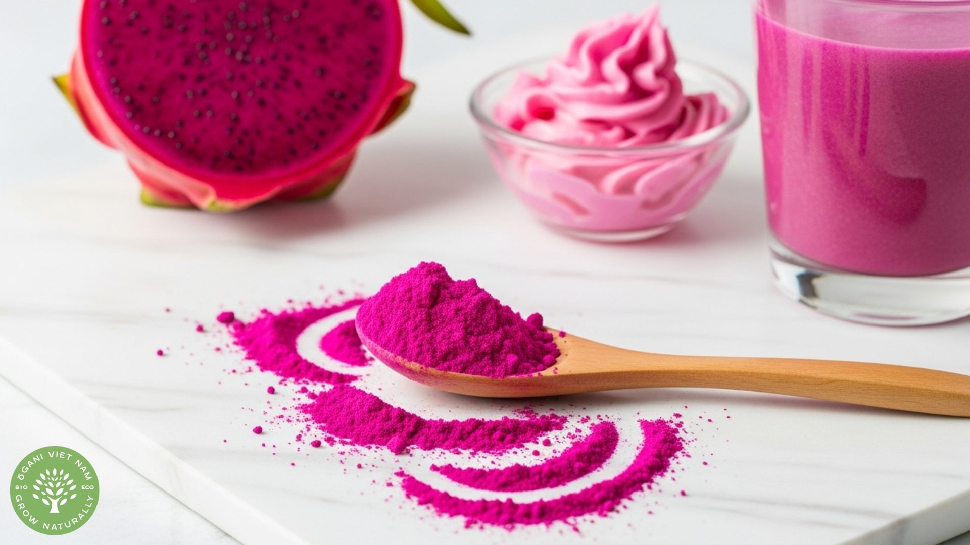 natural pink food coloring dragon fruit powder