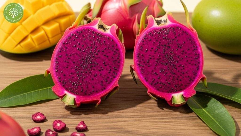 Pink Dragon Fruit: Nutrition, Benefits, and Uses by Ogani VN 1 pink dragon fruit