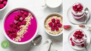 rehydrate dried red dragon fruit