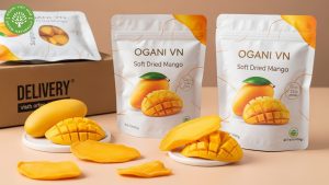 soft dried mango
