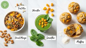 unsweetened vs no sugar added dried mango