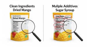 does dried mango have added sugar