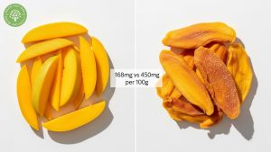 does dried mango have potassium