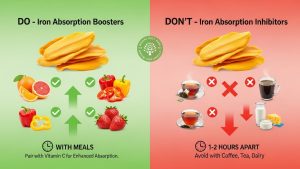 dried mango iron content