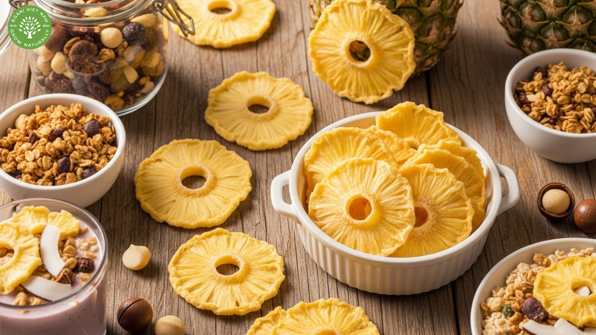dried pineapple uses