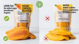 potassium in dried mango