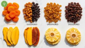 sulphured vs unsulphured dried fruit