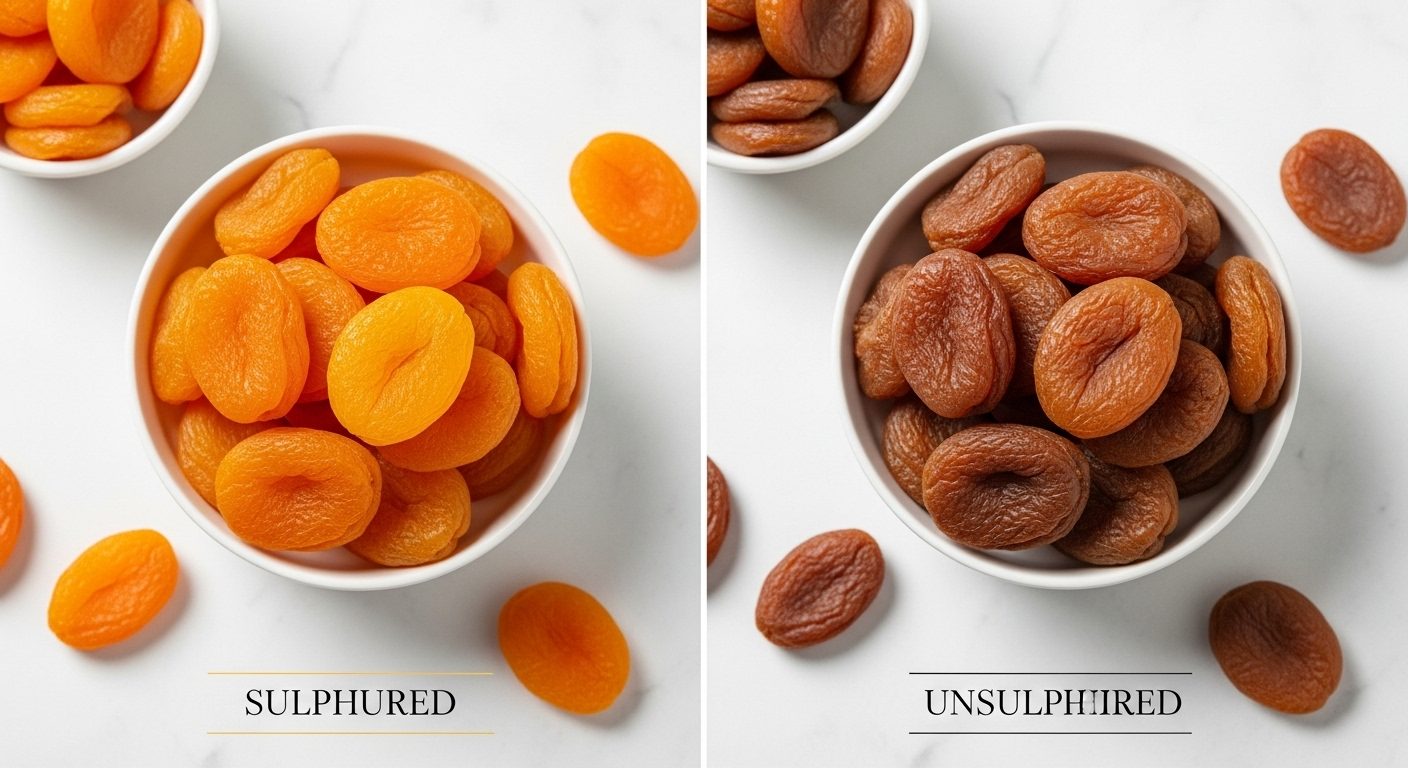 sulphured vs unsulphured dried fruit