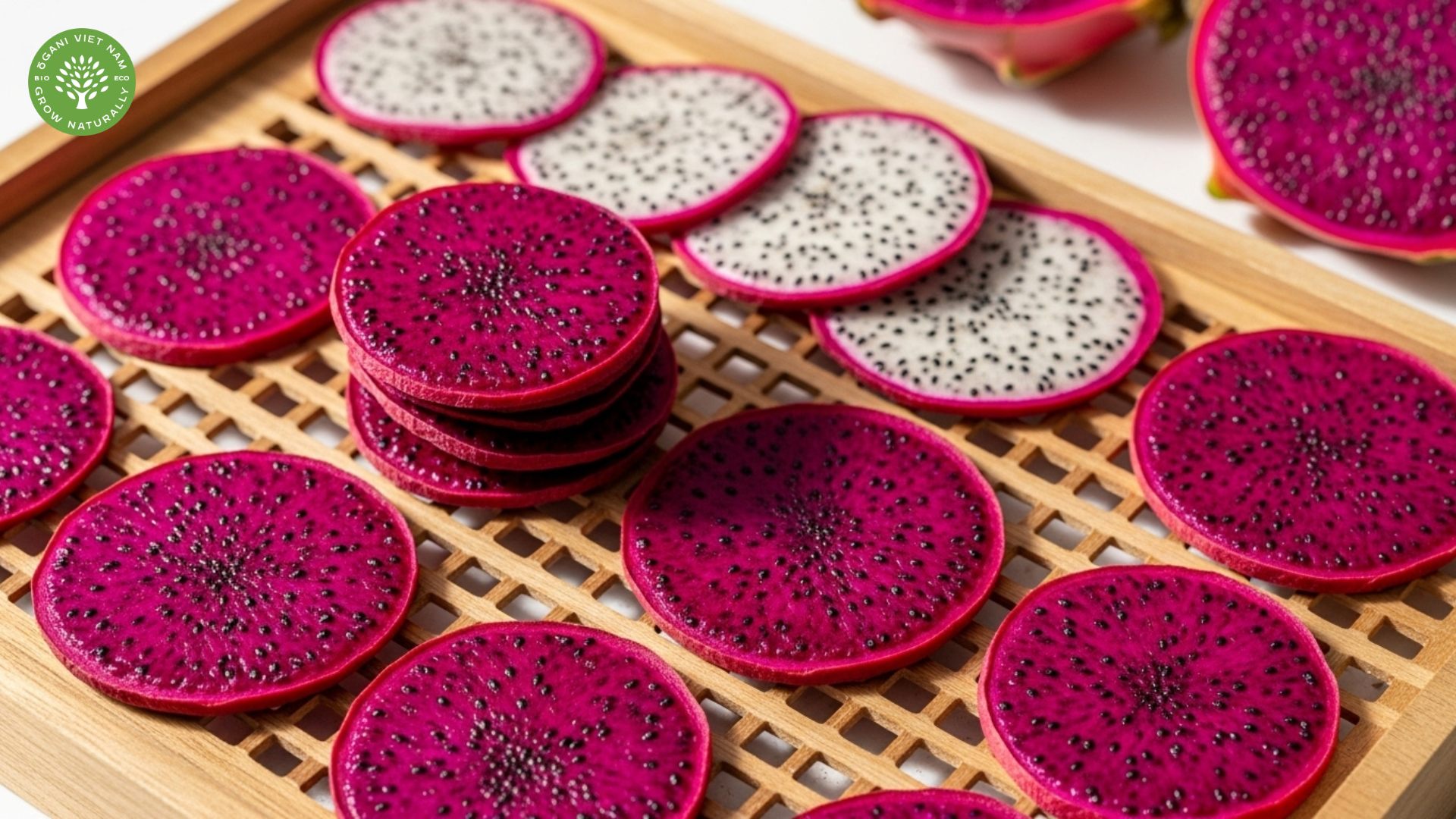 dehydrating dragon fruit
