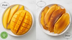 do dried mangoes have fiber