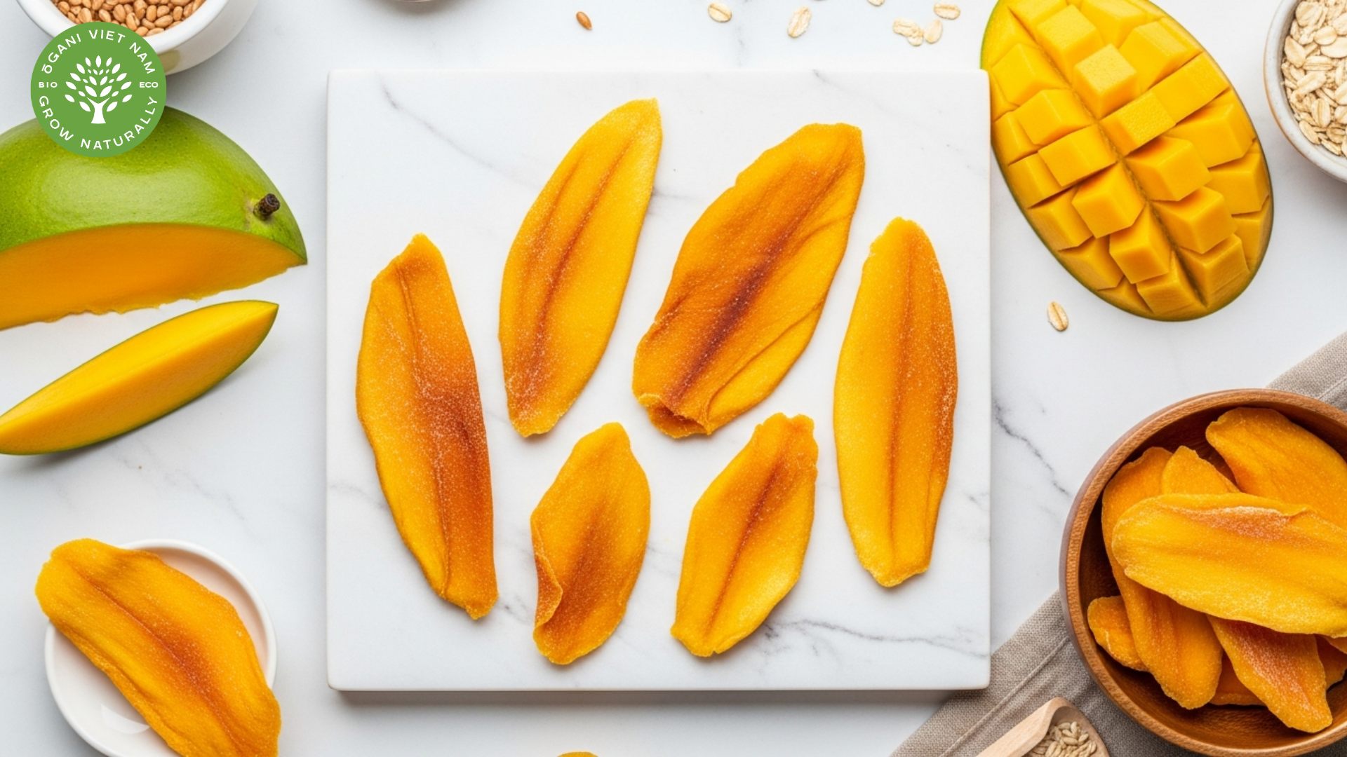 do dried mangoes have fiber