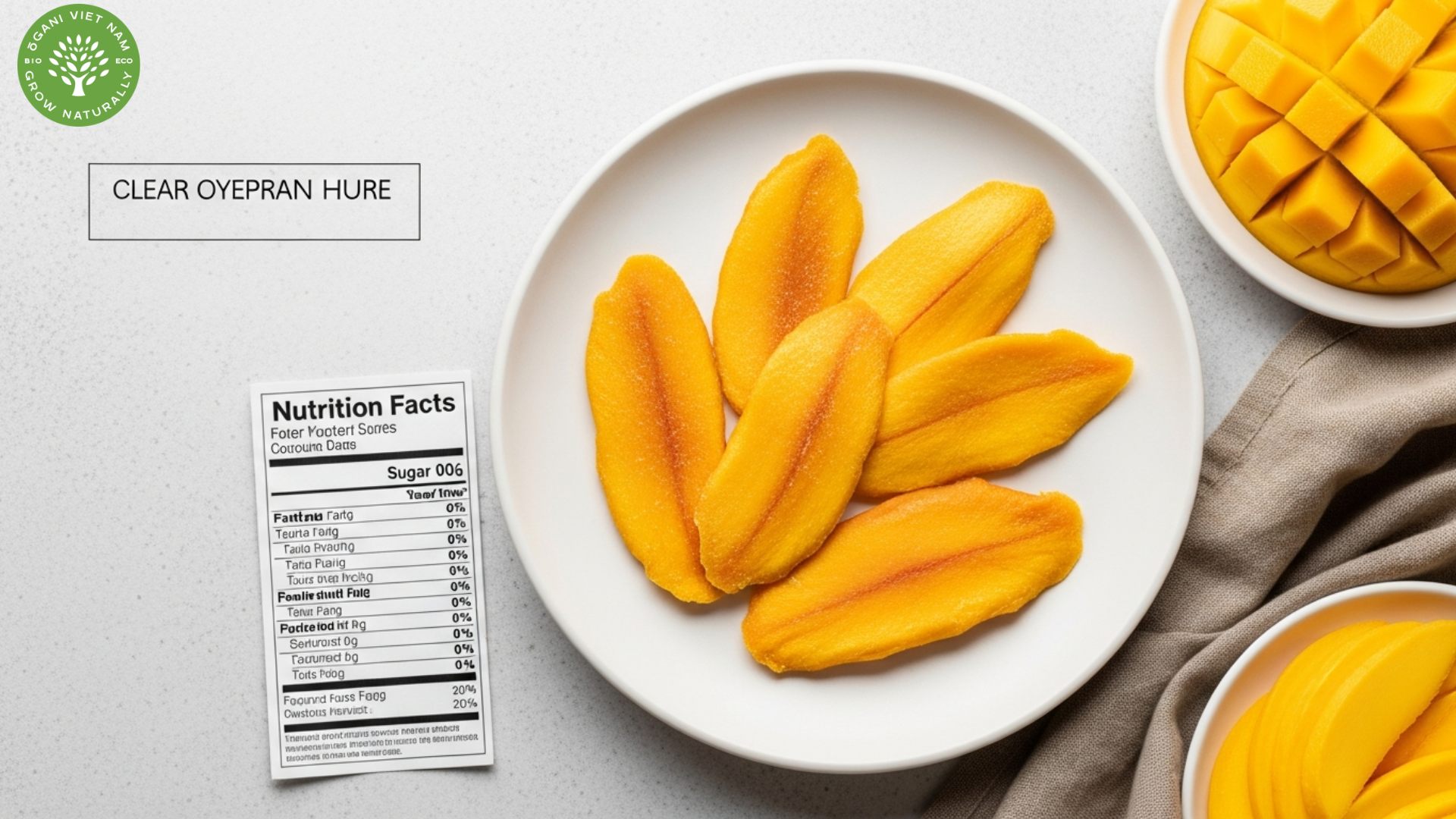 does dried mango have a lot of sugar