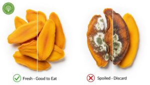 how to store dried mango