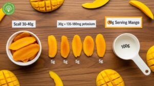 is dried mango high in potassium