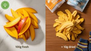 dried mango sweetened