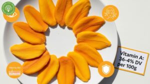 dried mango nutrition facts 100g